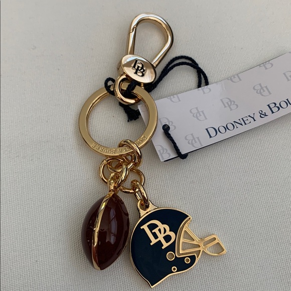 SUPER BOWL GIFT - NWT - Football Key Fob by Dooney & Bourke - Picture 2 of 4